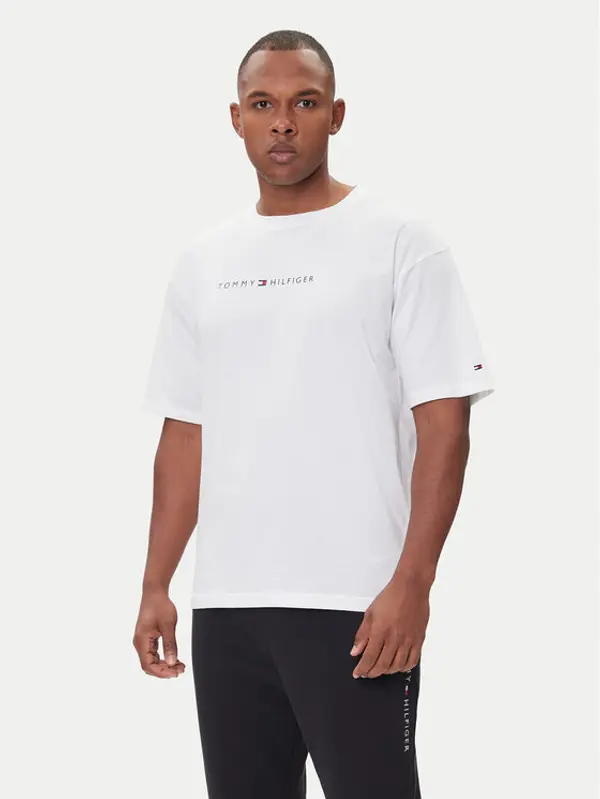 Tommy Hilfiger Tommy Hilfiger T-shirt UM0UM03685 Bijela Regular Fit