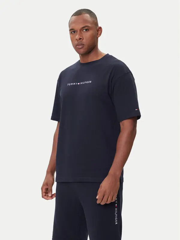 Tommy Hilfiger Tommy Hilfiger T-shirt UM0UM03685 Tamnoplava Regular Fit