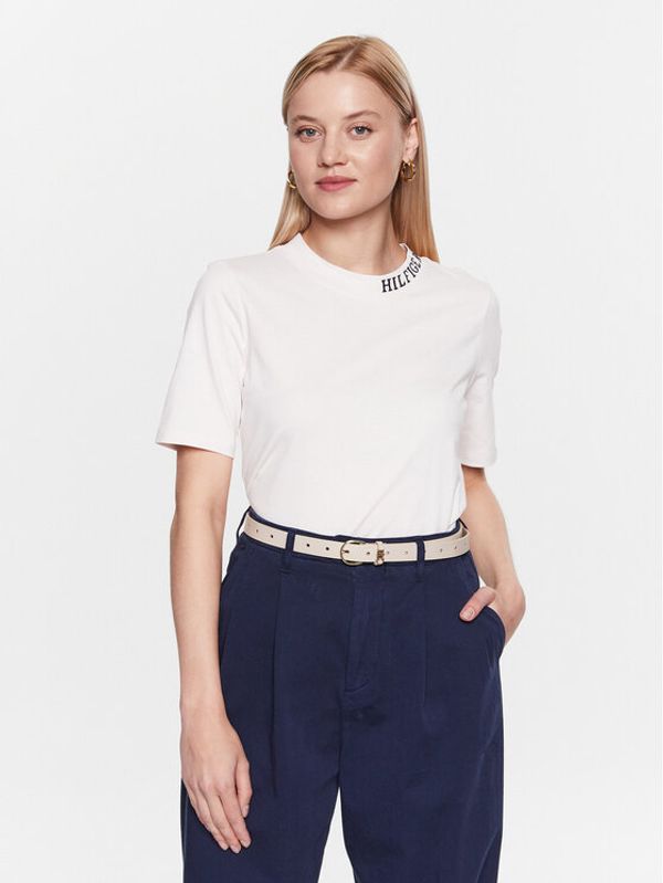 Tommy Hilfiger Tommy Hilfiger T-shirt WW0WW38865 Écru Regular Fit
