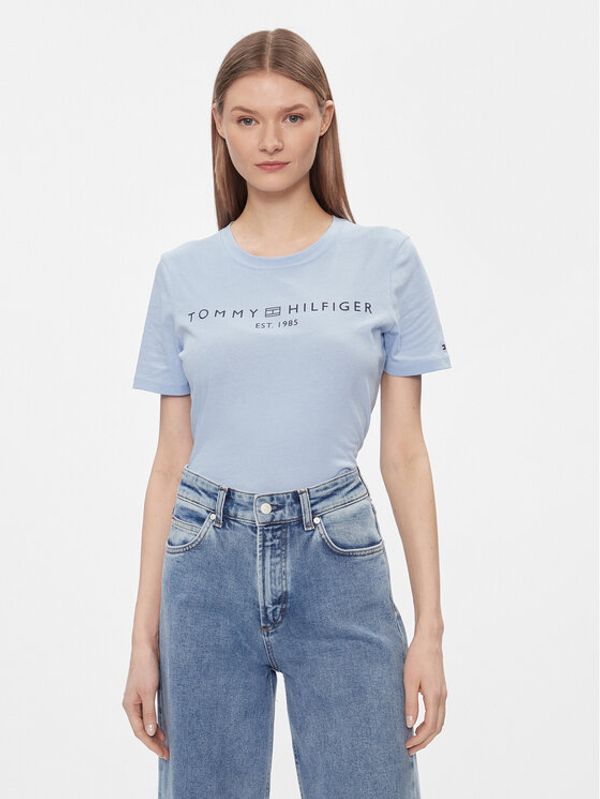 Tommy Hilfiger Tommy Hilfiger T-shirt WW0WW40276 Plava Regular Fit