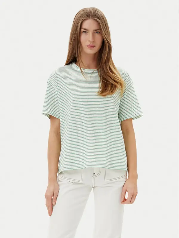 Tommy Hilfiger Tommy Hilfiger T-shirt WW0WW44553 Zelena Regular Fit