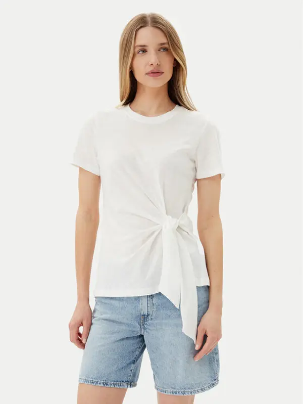 Tommy Hilfiger Tommy Hilfiger T-shirt WW0WW44559 Écru Regular Fit