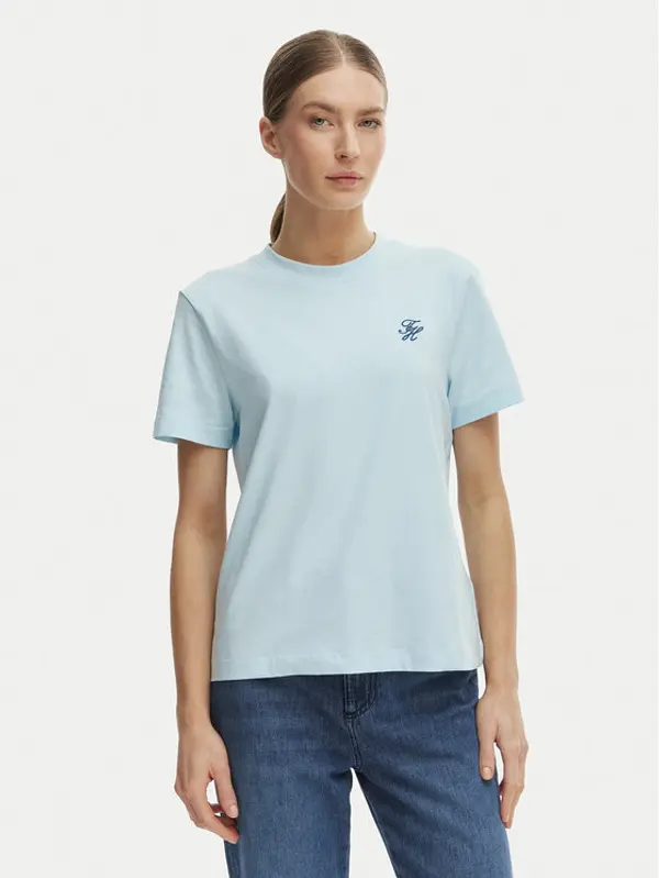 Tommy Hilfiger Tommy Hilfiger T-shirt WW0WW48699 Plava Regular Fit