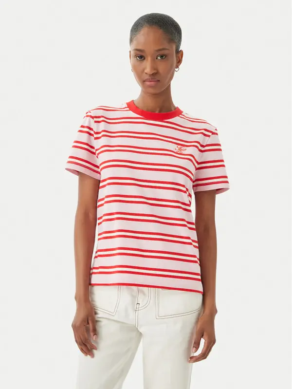 Tommy Hilfiger Tommy Hilfiger T-shirt WW0WW48699 Svijetlo roza Regular Fit