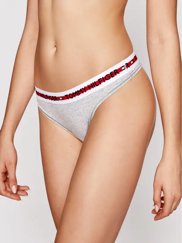 Tommy Hilfiger Tommy Hilfiger Tangice Thong UW0UW02458 Siva