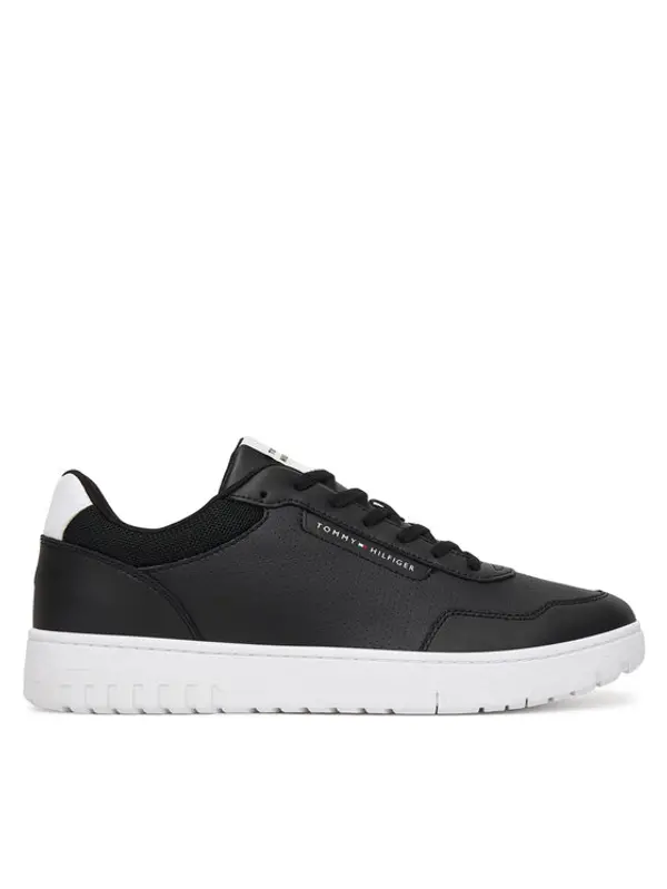 Tommy Hilfiger Tommy Hilfiger Tenisice Basket Core Lite Lth FM0FM05868 Crna