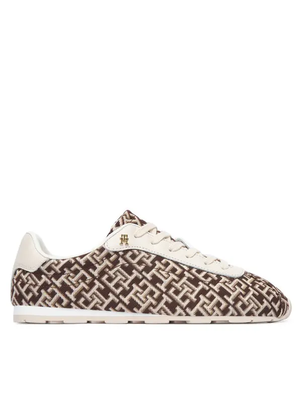 Tommy Hilfiger Tommy Hilfiger Tenisice Bella Monogram Sneaker FW0FW09523 Smeđa