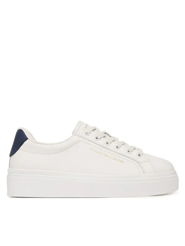 Tommy Hilfiger Tommy Hilfiger Tenisice Chic Cupsole FW0FW09107 Écru