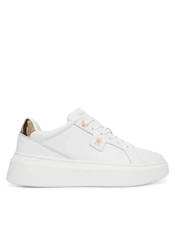 Tommy Hilfiger Tommy Hilfiger Tenisice Chic Platform Snake FW0FW09456 Bijela