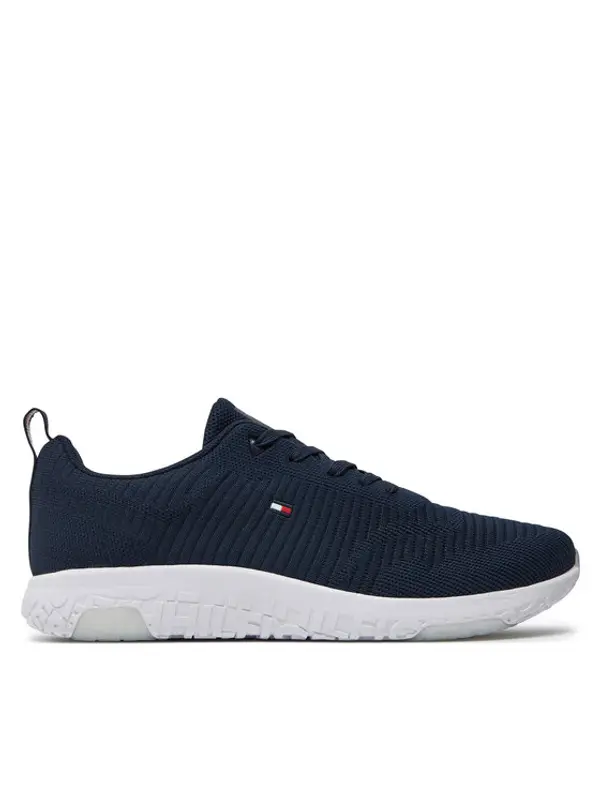 Tommy Hilfiger Tommy Hilfiger Tenisice Corporate Knit Rib Runner FM0FM02838 Tamnoplava