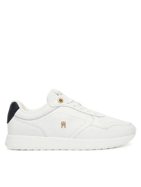 Tommy Hilfiger Tommy Hilfiger Tenisice Corporate Mix Mat Runner FW0FW09318 Bijela