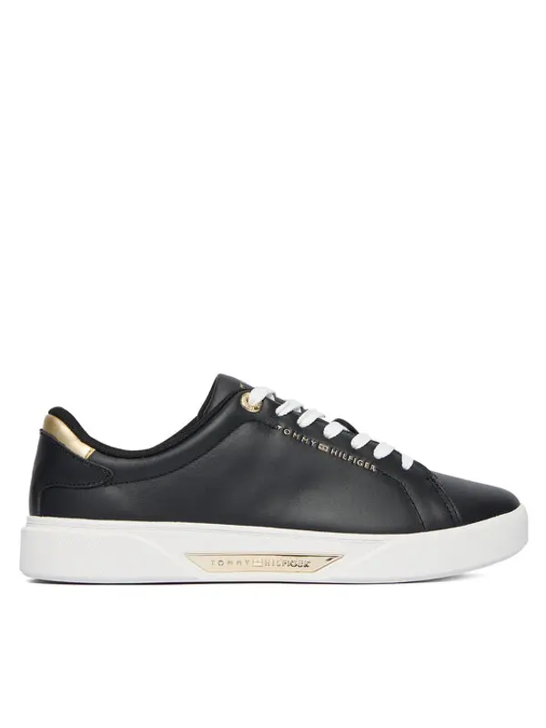 Tommy Hilfiger Tommy Hilfiger Tenisice Essential Chic Court Sneaker FW0FW09019 Crna