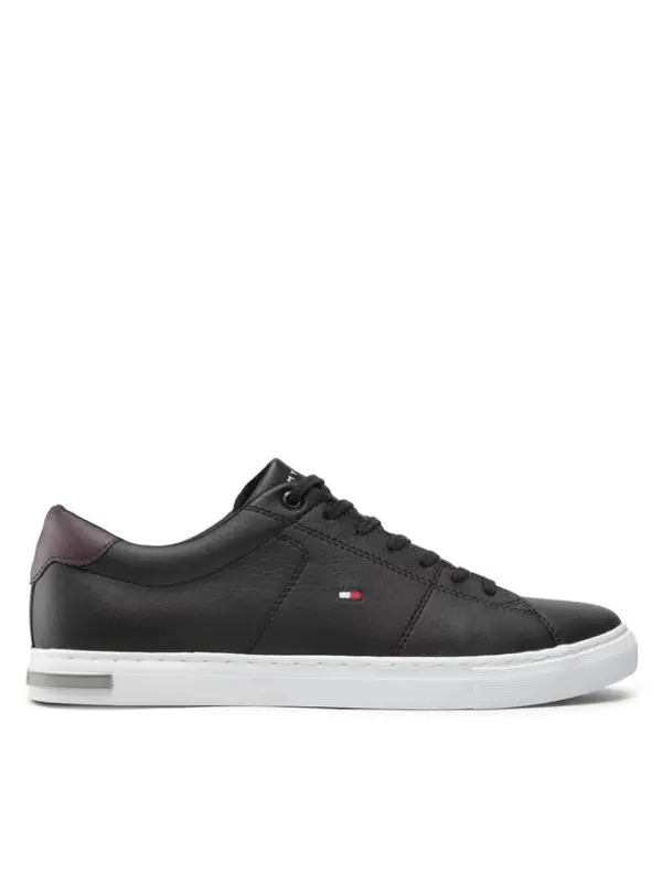 Tommy Hilfiger Tommy Hilfiger Tenisice Essential Leather Detail Vulc FM0FM04047 Crna