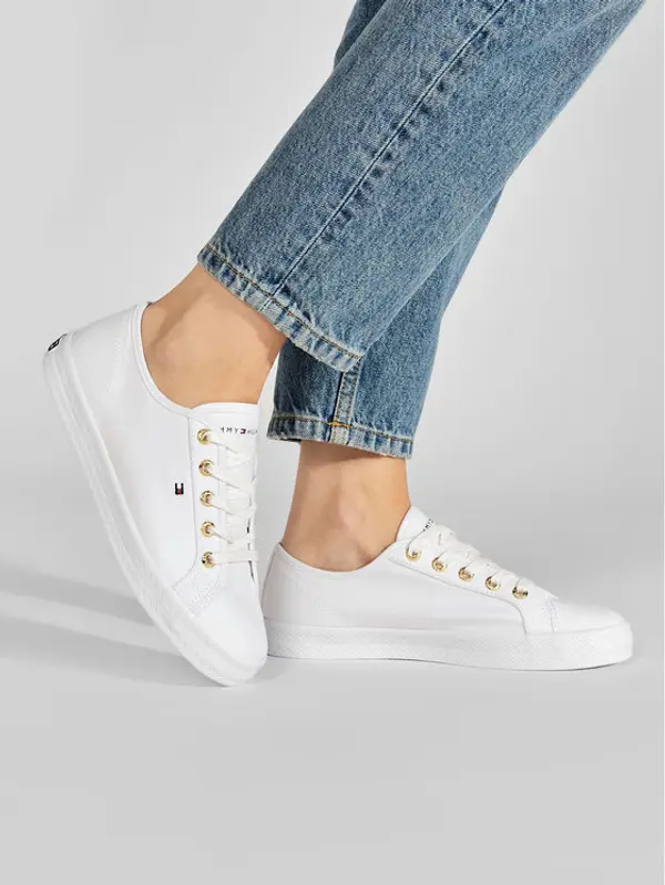 Tommy Hilfiger Tommy Hilfiger Tenisice Essential Nautical Sneaker FW0FW06512 Bijela