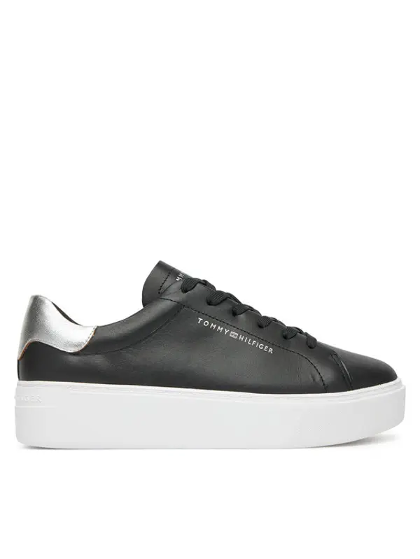 Tommy Hilfiger Tommy Hilfiger Tenisice Essential Platform Court Sneaker FW0FW08756 Crna
