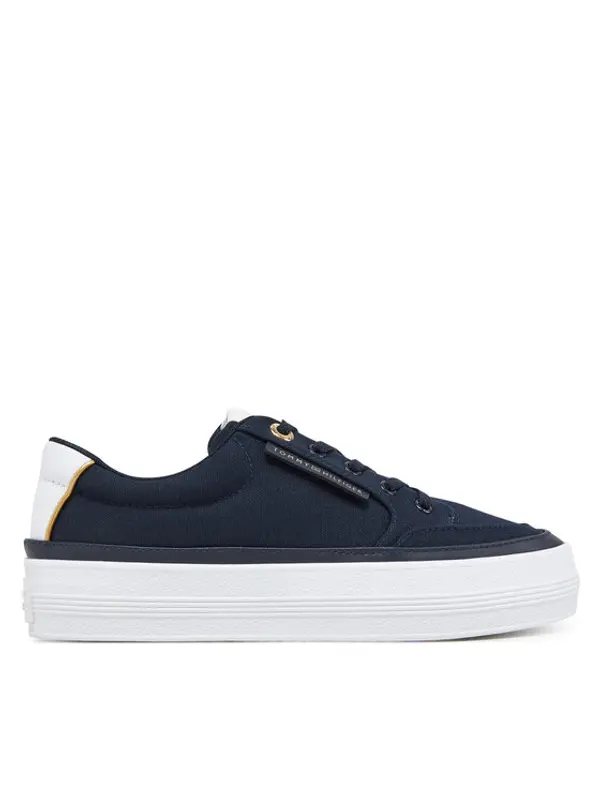 Tommy Hilfiger Tommy Hilfiger Tenisice Essential Vulc Textile Sneaker FW0FW08323 Tamnoplava