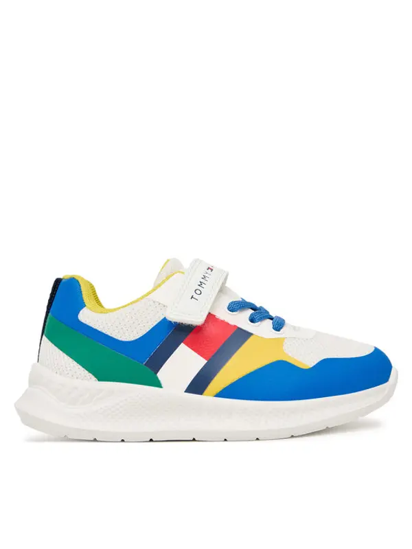 Tommy Hilfiger Tommy Hilfiger Tenisice Flag Low Cut Lace-Up/Velcro T1X9-34369-1843 M Šarena