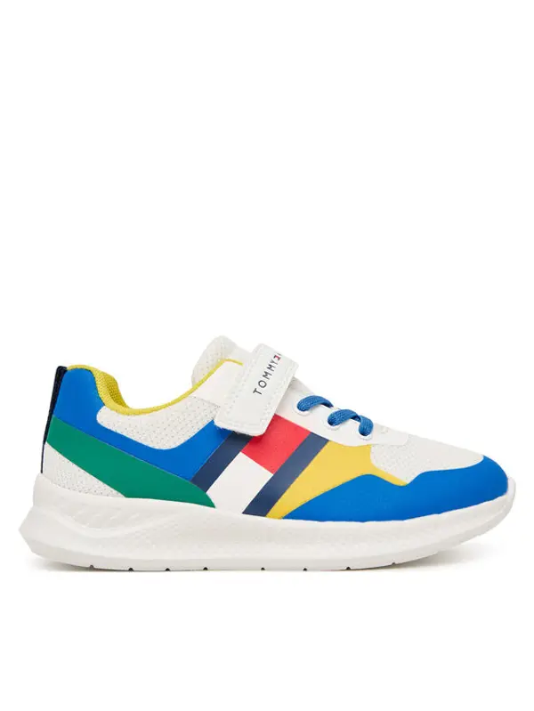 Tommy Hilfiger Tommy Hilfiger Tenisice Flag Low Cut Lace-Up/Velcro T1X9-34369-1843 S Šarena