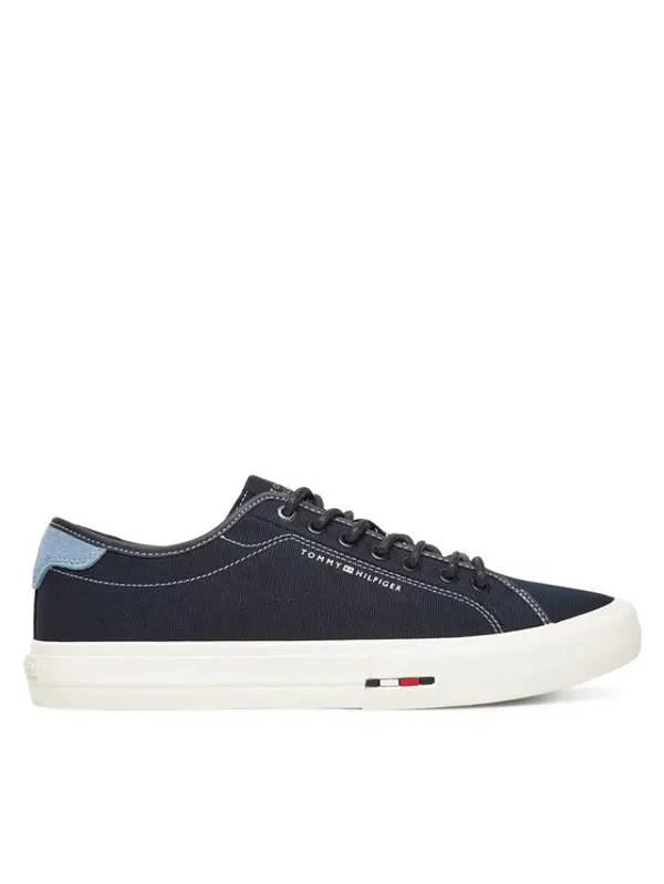 Tommy Hilfiger Tommy Hilfiger Tenisice Hi Vulc Street Canvas FM0FM05515 Tamnoplava