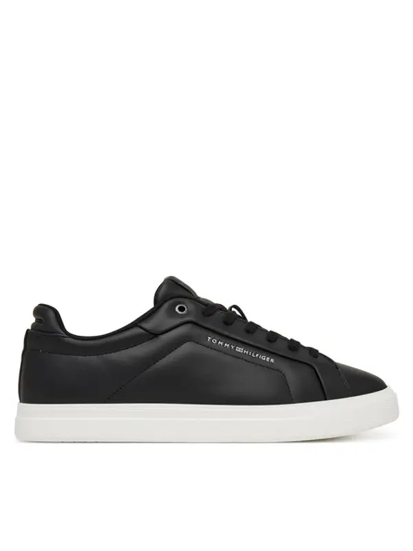 Tommy Hilfiger Tommy Hilfiger Tenisice Icon Court Light Premium FM0FM05837 Crna