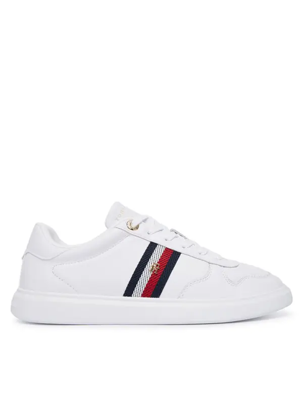 Tommy Hilfiger Tommy Hilfiger Tenisice Icon Court Light Webbing FW0FW09602 Bijela