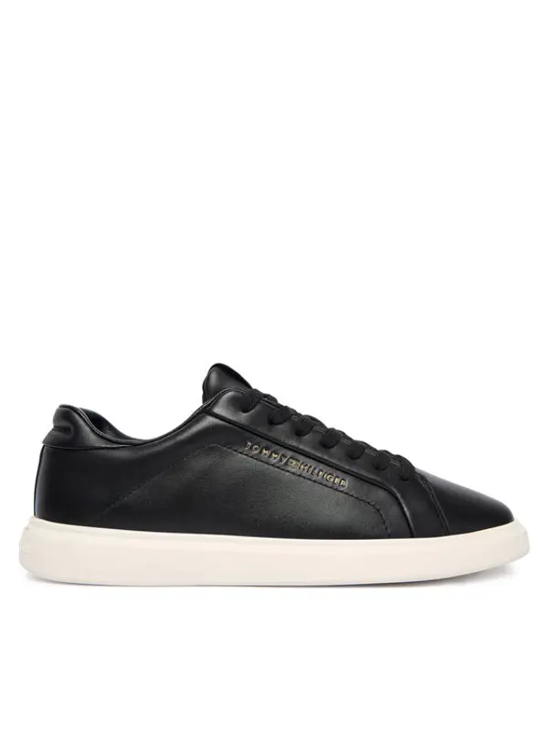 Tommy Hilfiger Tommy Hilfiger Tenisice Icon Court Light Weight Shinny FW0FW08949 Crna