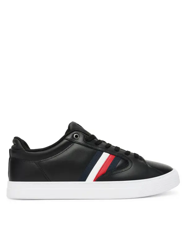 Tommy Hilfiger Tommy Hilfiger Tenisice Icon Court Stripes FM0FM05628 Crna