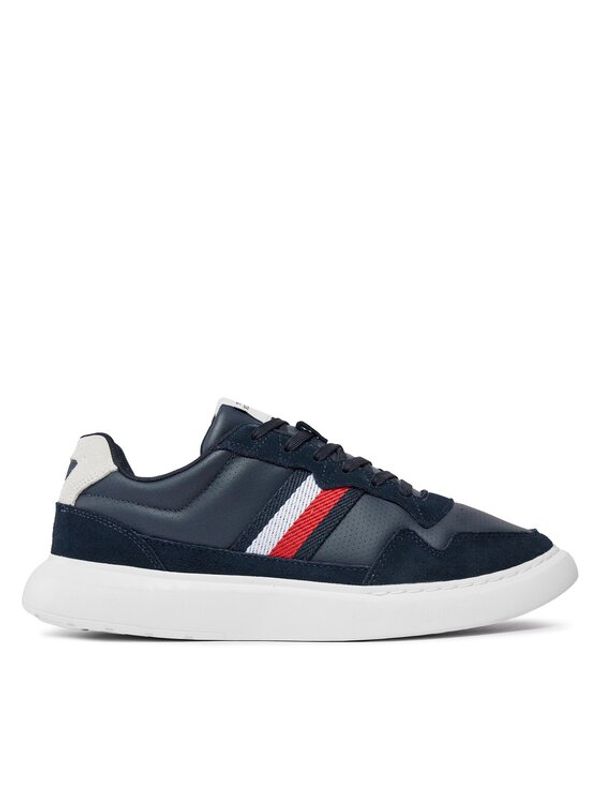 Tommy Hilfiger Tommy Hilfiger Tenisice Light Cupsole Lth Mix Stripes FM0FM04889 Plava