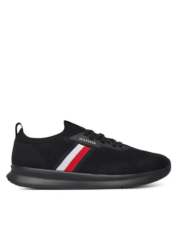 Tommy Hilfiger Tommy Hilfiger Tenisice Lightweight Knitted Runner FM0FM05756 Crna
