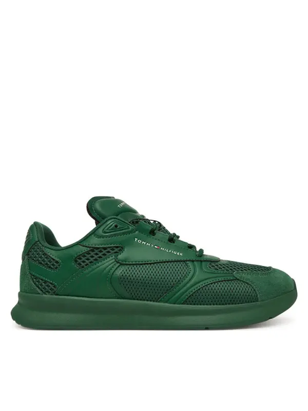 Tommy Hilfiger Tommy Hilfiger Tenisice Lightweight Runner Monocolor FM0FM05928 Zelena