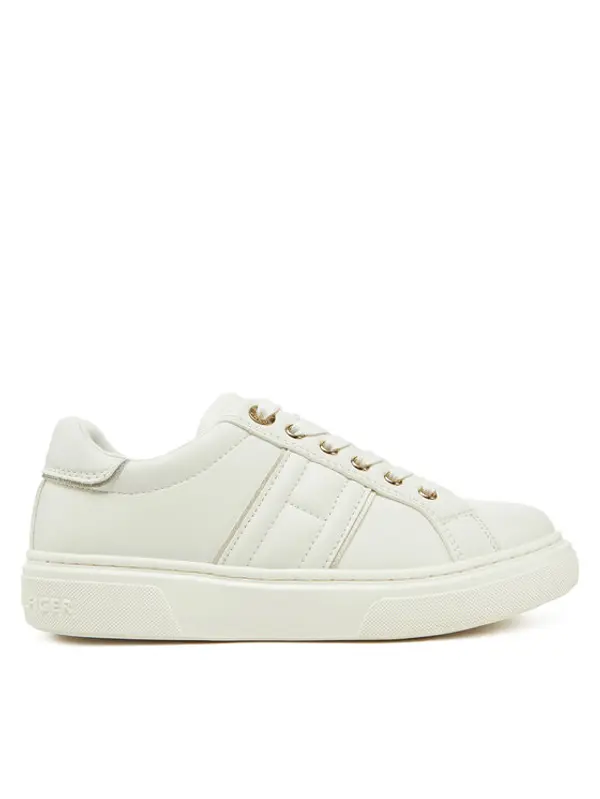 Tommy Hilfiger Tommy Hilfiger Tenisice Low Cut Lace-Up Sneaker T3A9-33745-1439 S Bijela