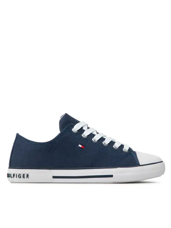 Tommy Hilfiger Tommy Hilfiger Tenisice Low Cut Lace-Up Sneaker T3X4-32207-0890 S Tamnoplava