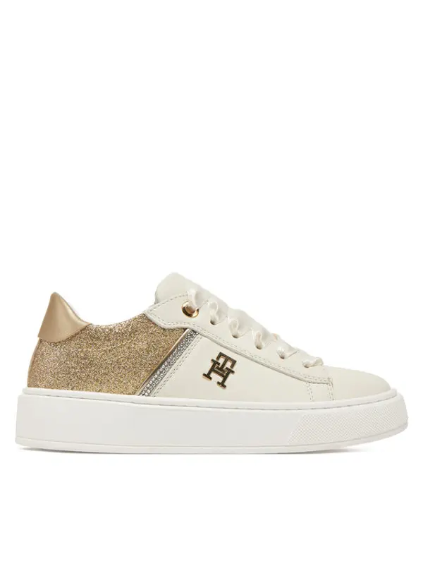 Tommy Hilfiger Tommy Hilfiger Tenisice Low Cut Lace-Up Sneaker T4A9-33935-1281 M Bijela