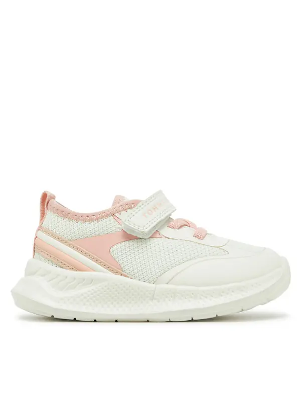 Tommy Hilfiger Tommy Hilfiger Tenisice Low Cut Lace-Up/Velcro Sneaker T1A9-33755-1697 M Bijela
