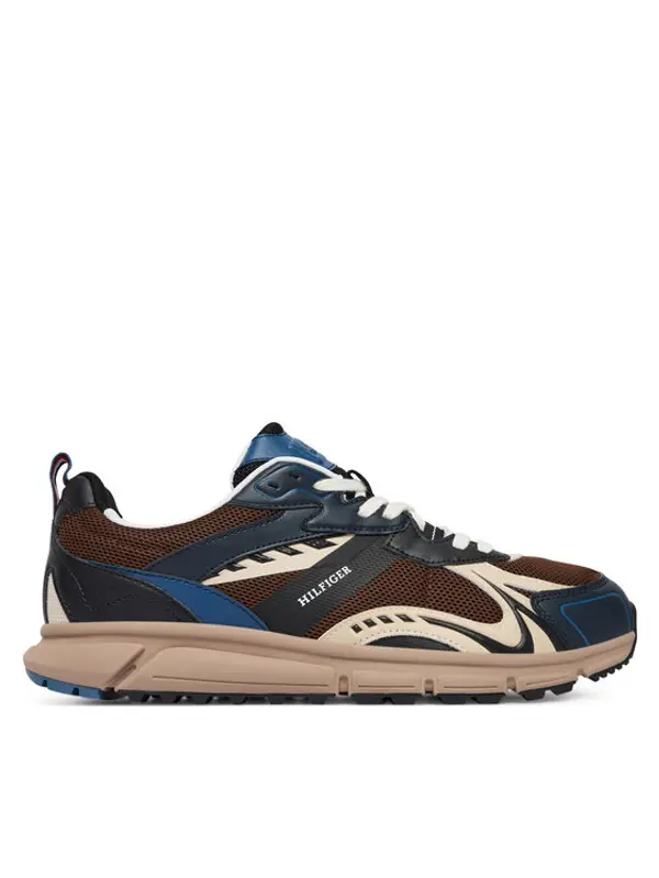 Tommy Hilfiger Tommy Hilfiger Tenisice Outdoor Sneaker Tech Mix FM0FM05843 Smeđa