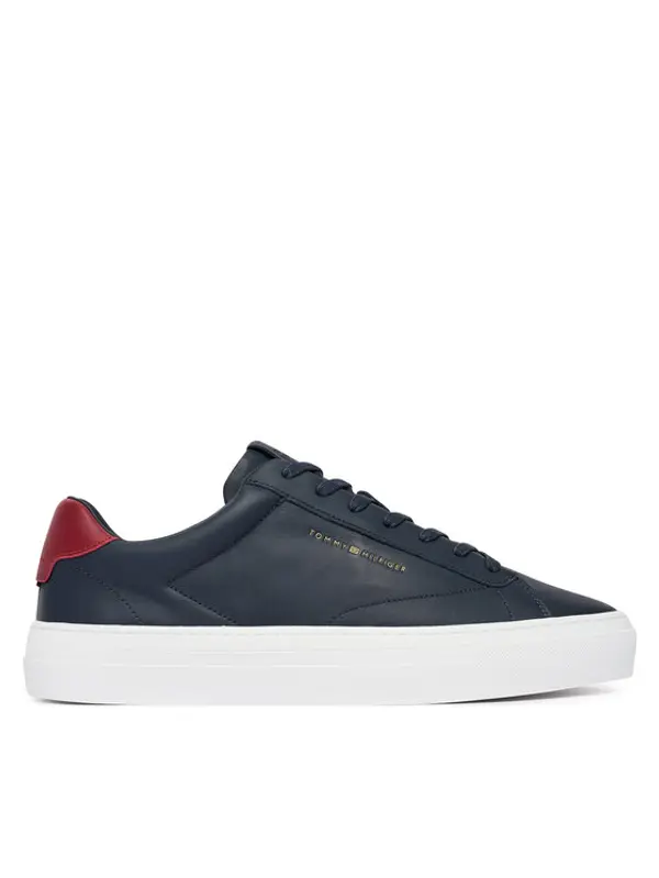 Tommy Hilfiger Tommy Hilfiger Tenisice Premium Dress Cupsole Lth FM0FM05572 Tamnoplava