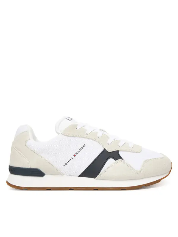 Tommy Hilfiger Tommy Hilfiger Tenisice Runner Icon Mix FM0FM05679 Écru