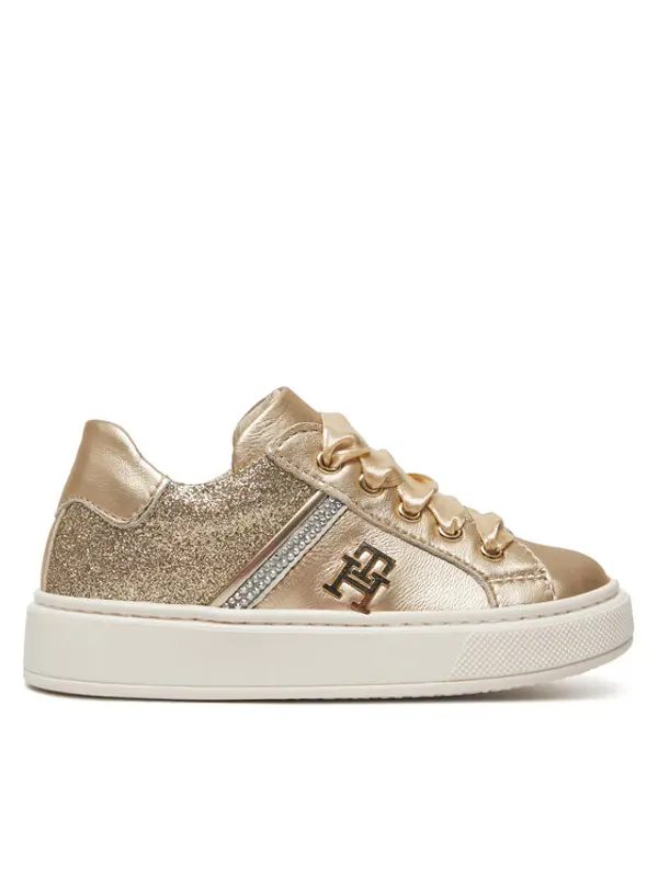Tommy Hilfiger Tommy Hilfiger Tenisice Sneaker Bassa Allacciata T1A9-33932-0829 S Zlatna