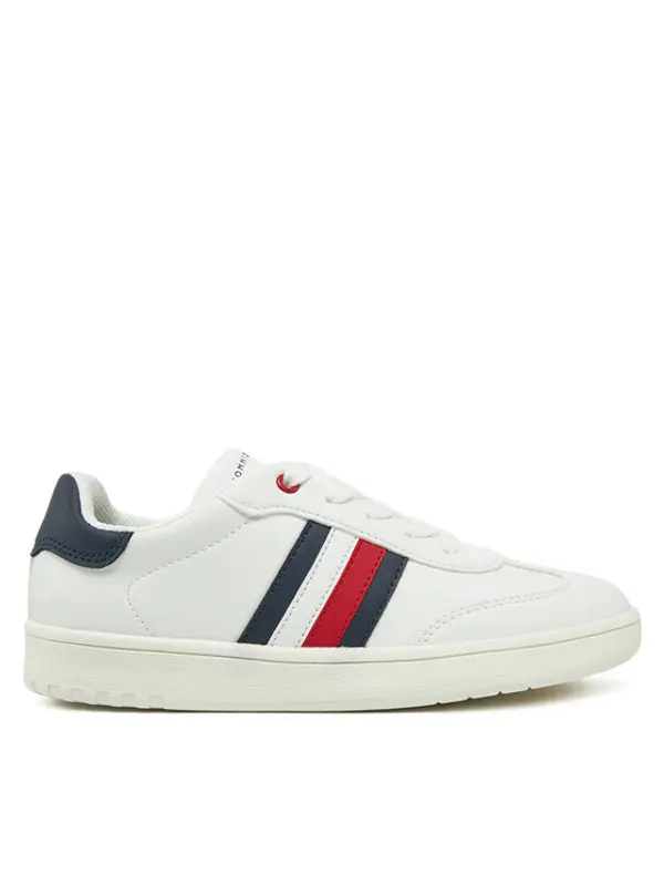 Tommy Hilfiger Tommy Hilfiger Tenisice Stripe Low Cut Lace-Up Sneaker T3X9-33850-1355 S Bijela