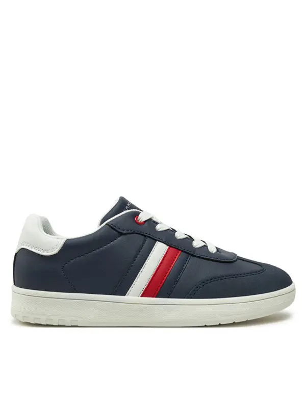 Tommy Hilfiger Tommy Hilfiger Tenisice Stripe Low Cut Lace-Up Sneaker T3X9-33851-1269 S Tamnoplava