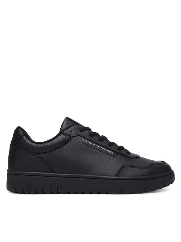 Tommy Hilfiger Tommy Hilfiger Tenisice Th Basket Core Leather FM0FM05927 Crna