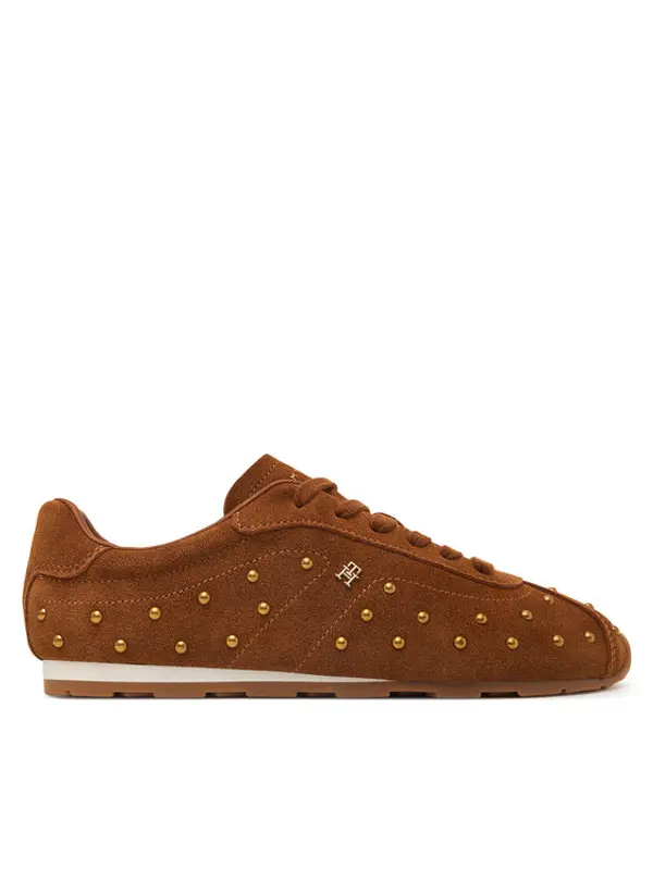 Tommy Hilfiger Tommy Hilfiger Tenisice Th Bella Low Profile Studs FW0FW09882 Smeđa