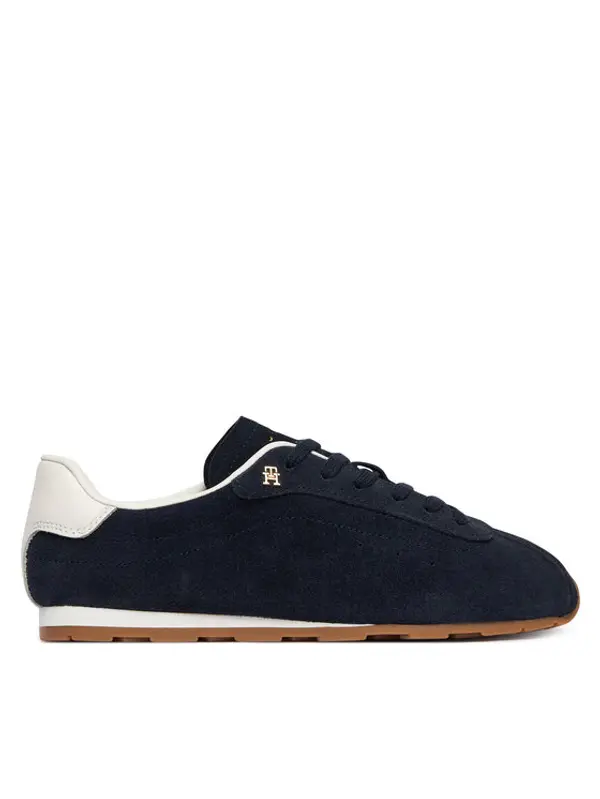 Tommy Hilfiger Tommy Hilfiger Tenisice Th Bella Low Runner Suede FW0FW09189 Tamnoplava