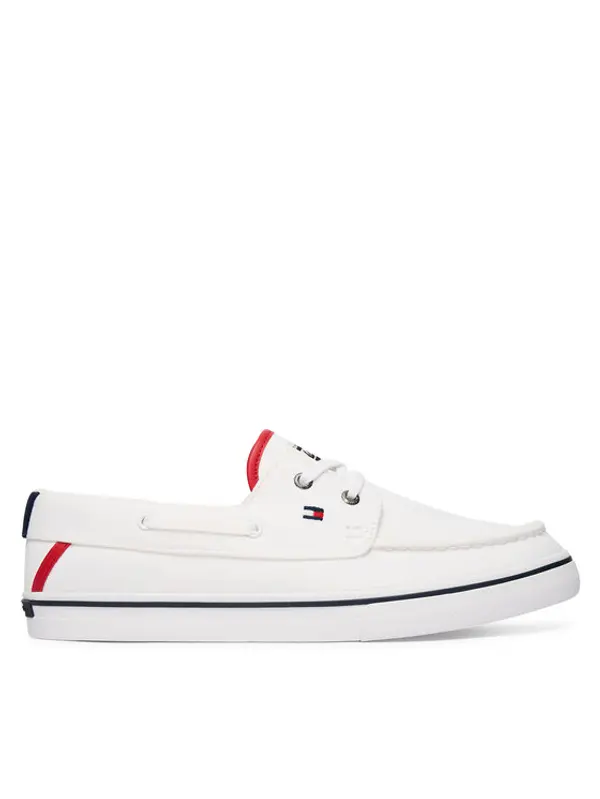 Tommy Hilfiger Tommy Hilfiger Tenisice Th Boat Vulc Sneaker Canvas FM0FM05877 Bijela