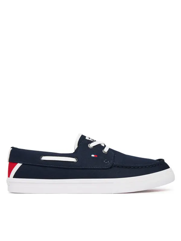 Tommy Hilfiger Tommy Hilfiger Tenisice Th Boat Vulc Sneaker Canvas FM0FM05877 Tamnoplava