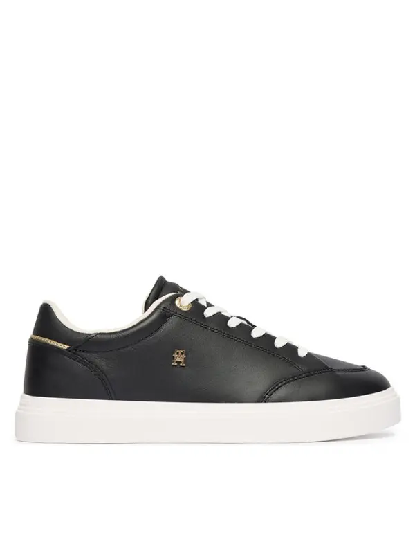 Tommy Hilfiger Tommy Hilfiger Tenisice Th Chic Cupsole FW0FW09106 Crna