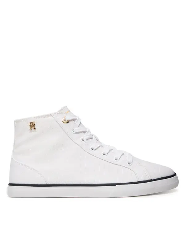 Tommy Hilfiger Tommy Hilfiger Tenisice Th Chic Low Profile Mid Cut FW0FW09356 Bijela