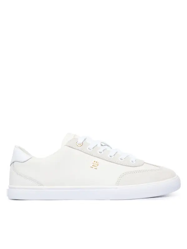 Tommy Hilfiger Tommy Hilfiger Tenisice Th Chic Low Vulc FW0FW09391 Krem