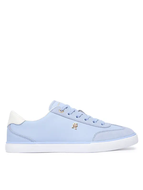Tommy Hilfiger Tommy Hilfiger Tenisice Th Chic Low Vulc FW0FW09391 Svijetlo plava