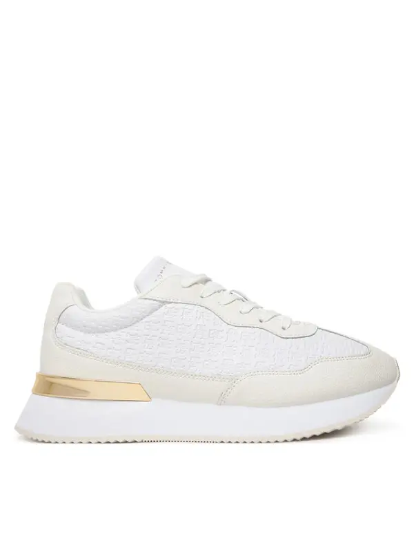 Tommy Hilfiger Tommy Hilfiger Tenisice Th Chic Monogram Runner FW0FW09464 Bijela